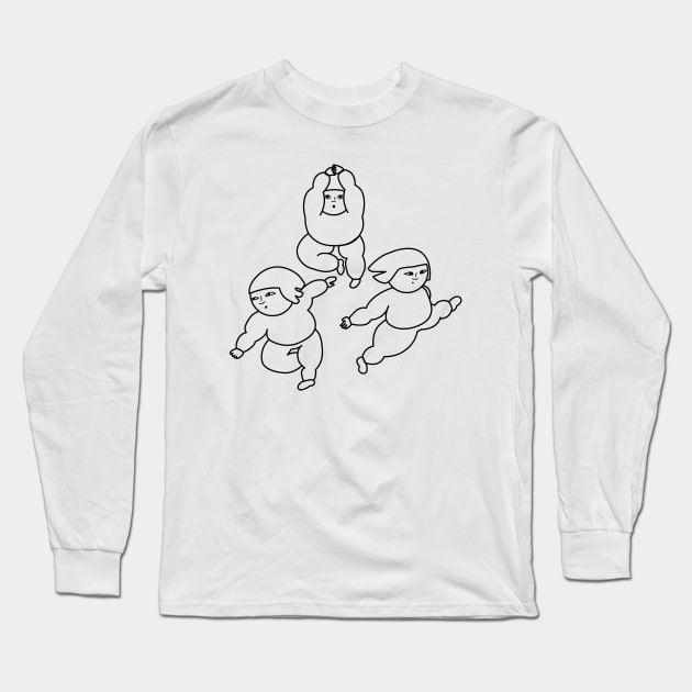 Ninja Long Sleeve T-Shirt by Studio Haiya